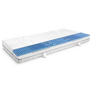 7-зонний в'язко-еластичний матрац Sleezzz Smart 140 x 200 см, висота 18 см, рівень жорсткості H3 з піною з повітряною пам'яттю