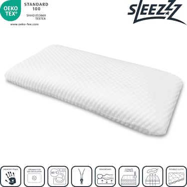 2 x Sleezzz Diamond Visko Nackenstützkissen Air 40 x 80 cm