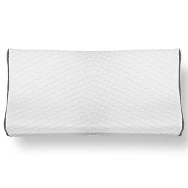 Materasso viscoelastico a 7 zone Sleezzz Smart 120 x 200 cm, altezza 18 cm, livello di rigidità H3 con schiuma a memoria d'aria + cuscino ortopedico Sleezzz Premium con effetto gel per il collo 32 x 60 cm