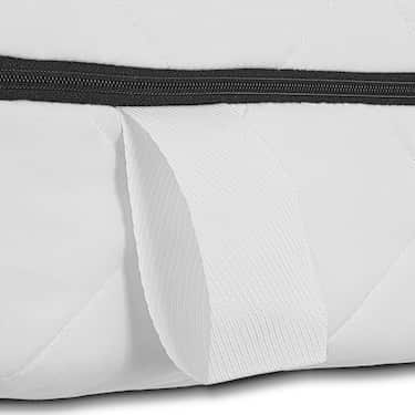 Sleezzz Superior taskujousipatja 90 x 200 cm, korkeus 18 cm, lujuusluokka H3 + CloudComfort Basic mikrokuitupatja 135 x 200 cm + 80 x 80 cm.