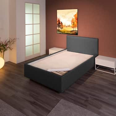 Sleezzz Basic rete in feltro ad aghi 200 x 200 cm, protezione per materasso da posizionare sulla rete a doghe, bianco