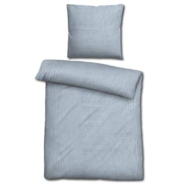 Sleezzz® Musselin Bettwäsche blau 155 x 220 cm + 80 x 80 cm