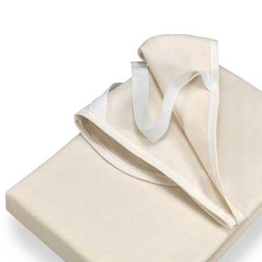 Наматрацник Sleezzz Basic Molton 80 x 200 см, наматрацник з 100% бавовни, натуральні кольори, фіксований натяг