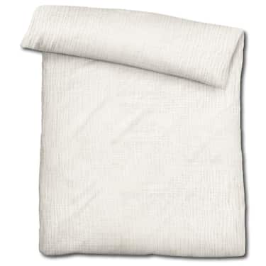 Doppelpack Sleezzz® Musselin Bettwäsche natur 135 x 200 cm + 80 x 80 cm
