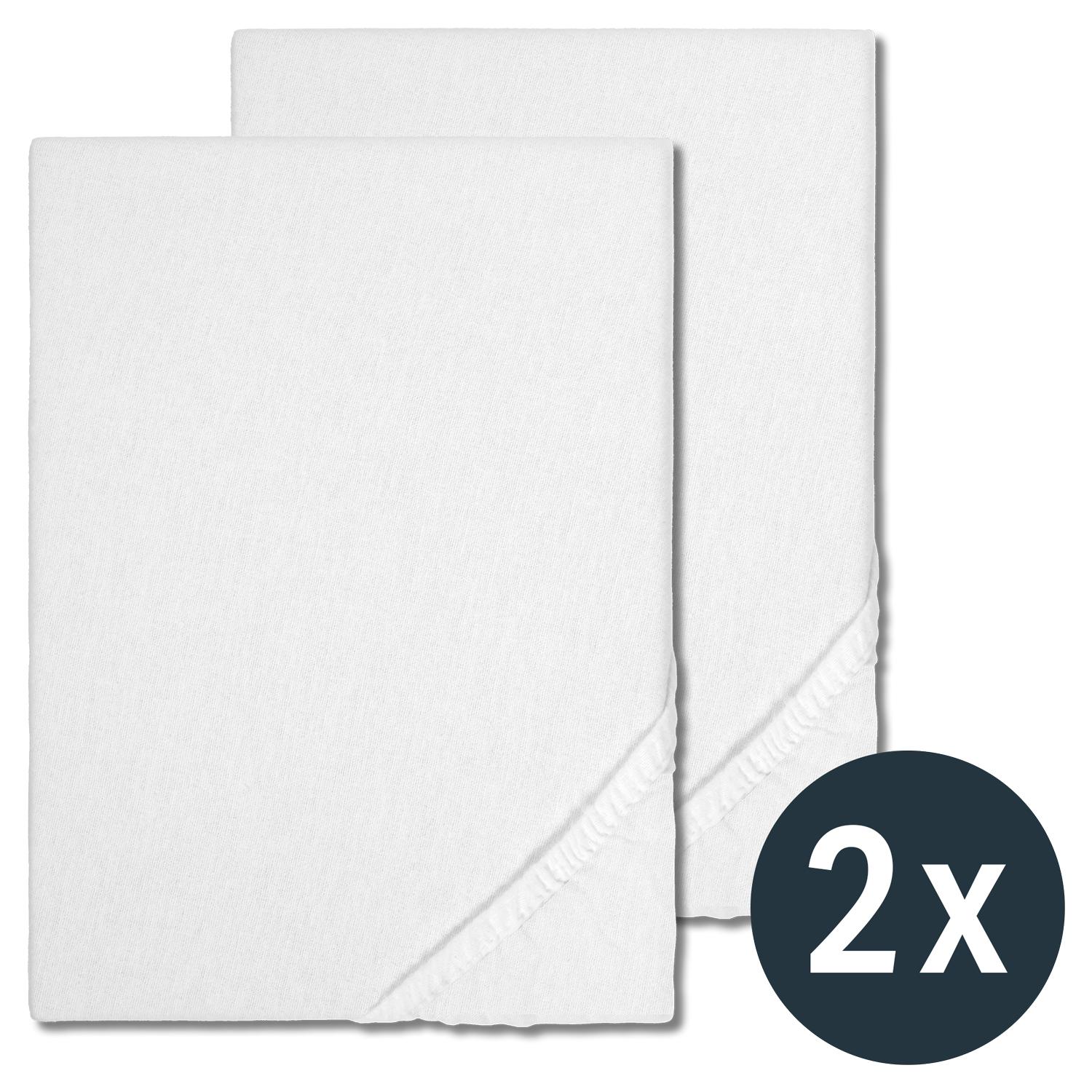 Sleezzz Basic stretch molleton underlakan 120/190 - 140/210 cm i dubbelförpackning Sleezzz Basic stretch molleton underlakan 120/190 - 140/210 cm i dubbelförpackning