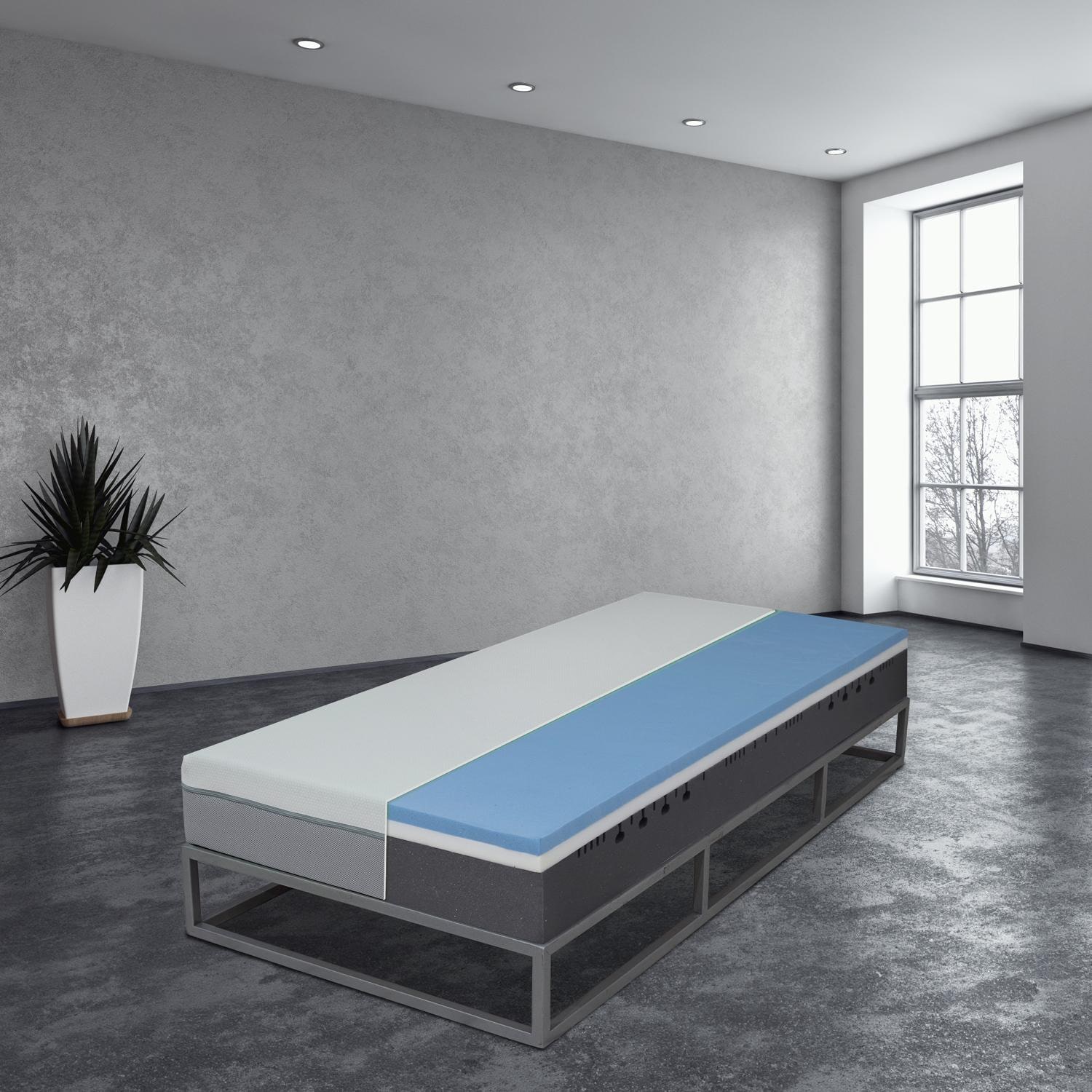 Don Descanso Viskoelastische Matratze 120x200 Cm – 21 Cm Hoch, Wendbar, Mit Graphen-System & Gravitas-Kern