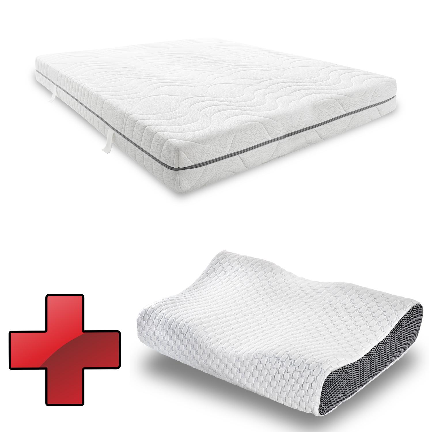 "Sleezzz® Smart" čiužinys 120x200 cm + "Sleezzz® Premium" gelinė pagalvė