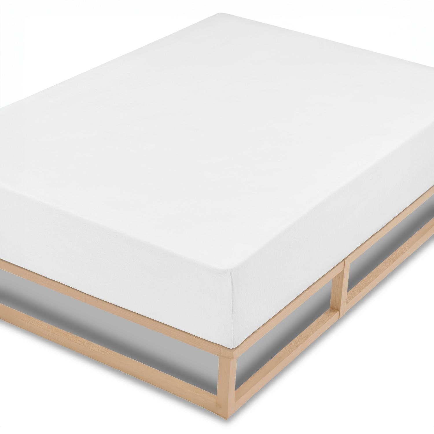 Zinus Mattress Topper, polyester, wit, 190 x 140 cm