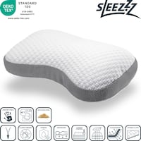 Sleezzz premium viscoelastic contour cushion butterfly 36 x 60 cm with skin-friendly double cloth cover