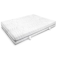7-strefowy materac wiskoelastyczny Sleezzz Smart 140 x 190 cm, wysokość 18 cm, poziom twardości H3 z pianką z pamięcią powietrza