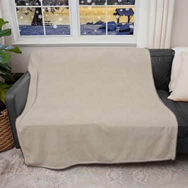 7 Zonen Viskoelastik-Matratze Sleezzz Smart 80 x 200 cm, Höhe 18 cm, Härtegrad H3 mit Air Memoryschaum + Sleezzz® Smart Kuscheldecke 150 x 200 cm
