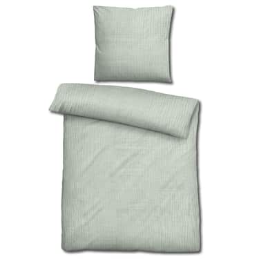 Doppelpack Sleezzz® Musselin Bettwäsche grün 135 x 200 cm + 80 x 80 cm