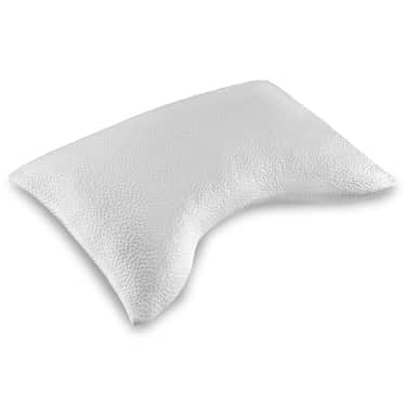 Matelas viscoélastique Sleezzz Premium 120 x 200 cm, hauteur 20 cm, niveau de fermeté H2/H3, avec poignées de retournement + oreiller de soutien cervical Sleezzz® Cool en mousse gel, 40 x 60 x 16 cm