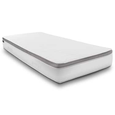 7 zónás ergonómikus zsebrugós matrac Sleezzz Diamond T1000 180 x 200 cm, magasság 23 cm, keménységi fokozat H2/H3, 1000 rugó/2 m² + 2 x CloudComfort Basic mikroszálas ágyneműkészlet 135 x 200 cm + 80 x 80 cm