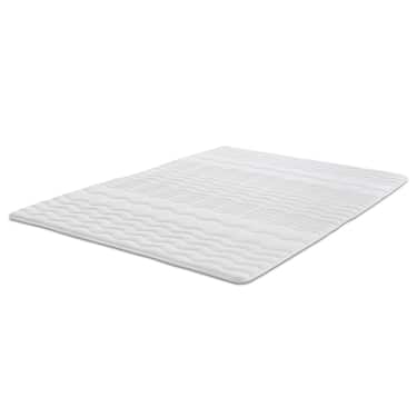 2,5-centimetrska udobna pena Sleezzz® Basic 80 x 200 cm s 7-conskim valovitim prešitjem in vogalnimi gumami
