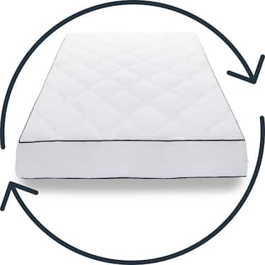 7-zone Sleezzz Superior mattress 120 x 200 cm, height 21 cm, firmness level H3/H4