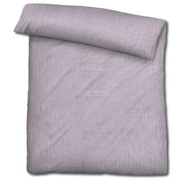Sleezzz® muslin sengelinned lilla 155 x 220 cm + 80 x 80 cm