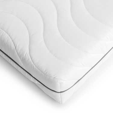 7 zonu viskoelastiskais matracis Sleezzz Smart 90 x 200 cm, augstums 18 cm, cietības līmenis H3 ar gaisa atmiņas putām + Sleezzz® premium atmiņas efekta spilvens