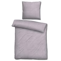 Doppelpack Sleezzz® Musselin Bettwäsche lila 135 x 200 cm + 80 x 80 cm
