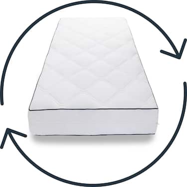 7-zone Sleezzz Superior mattress 90 x 200 cm, height 21 cm, firmness level H3/H4