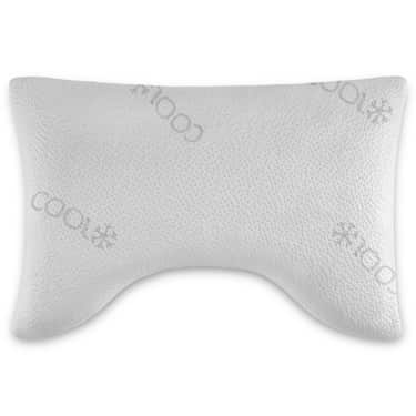 2 x Sleezzz® Cool gel foam contour neck support pillow 40 x 60 x 16 cm