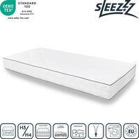 7 Zonen Matratze Sleezzz Superior 100 x 200 cm, Höhe 21 cm, Härtegrad H3/H4