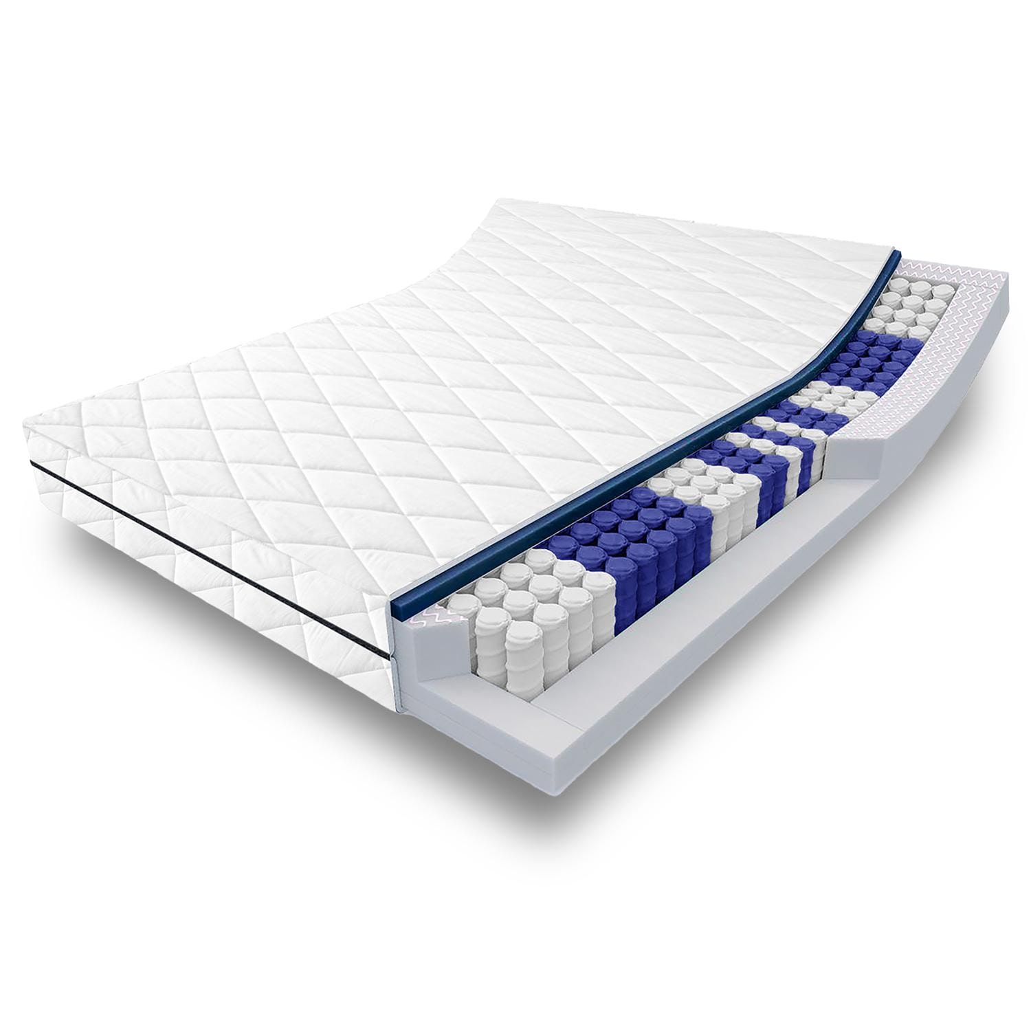7-zone pocket spring mattress Sleezzz Superior 160 x 200 cm, height 18 cm, firmness level H3 7-zone pocket spring mattress Sleezzz Superior 160 x 200 cm, height 18 cm, firmness level H3