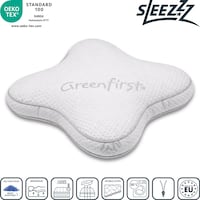 2 x Sleezzz® premium gel foam contour and stomach sleeper pillows