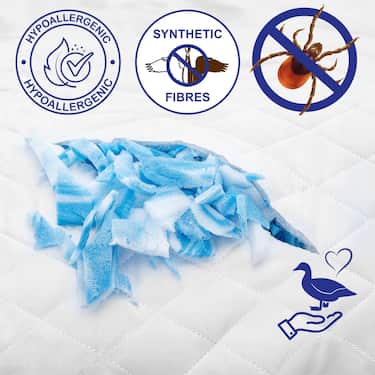7-strefowy materac wiskoelastyczny Sleezzz Smart 90 x 200 cm, wysokość 18 cm, poziom twardości H3 z pianką z pamięcią powietrza + poduszka żelowa CloudComfort Basic 40x80 cm