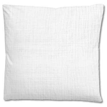 Dobbeltpakke Sleezzz® muslin-sengelinned hvid 155 x 220 cm + 80 x 80 cm