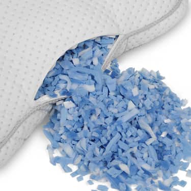 2 x Sleezzz® premium gel foam contour and stomach sleeper pillows