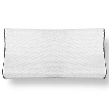 7-zoners viskoelastisk madras Sleezzz Smart 140 x 190 cm, højde 18 cm, fasthedsniveau H3 med lufthukommelsesskum + Sleezzz® Premium gel-pude