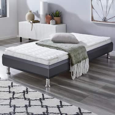 2,5-centimetrska udobna pena Sleezzz® Basic 80 x 200 cm s 7-conskim valovitim prešitjem in vogalnimi gumami