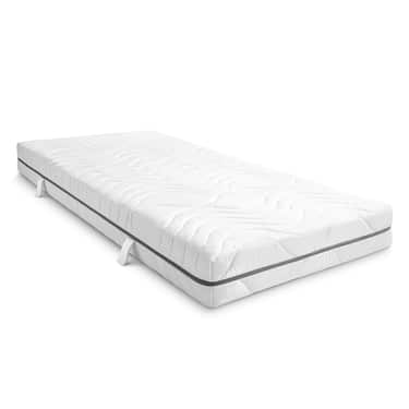 7-strefowy materac wiskoelastyczny Sleezzz Smart 90 x 200 cm, wysokość 18 cm, poziom twardości H3 z pianką z pamięcią powietrza + przytulny koc Sleezzz® Smart 140 x 200 cm