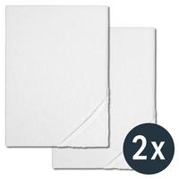 Sleezzz Vital waterproof molleton fitted sheet with antibacterial silver finish 120 x 200 cm double pack Sleezzz Vital waterproof molleton fitted sheet with antibacterial silver finish 120 x 200 cm double pack