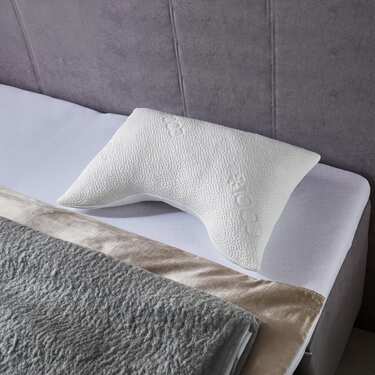 Sleezzz® Cool Gel-Schaum Kontur Nackenstützkissen 40 x 60 x 16 cm