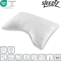 2 x Sleezzz® Cool gel foam contour neck support pillow 40 x 60 x 16 cm