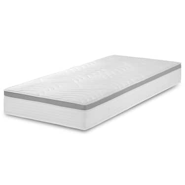 7 zónás ergonómikus zsebrugós matrac Sleezzz Diamond T1000 180 x 200 cm, magasság 23 cm, keménységi fokozat H2/H3, 1000 rugó/2 m² + 2 x CloudComfort Basic mikroszálas ágyneműkészlet 135 x 200 cm + 80 x 80 cm