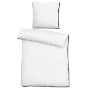 Doppelpack Sleezzz® Musselin Bettwäsche weiß 135 x 200 cm + 80 x 80 cm