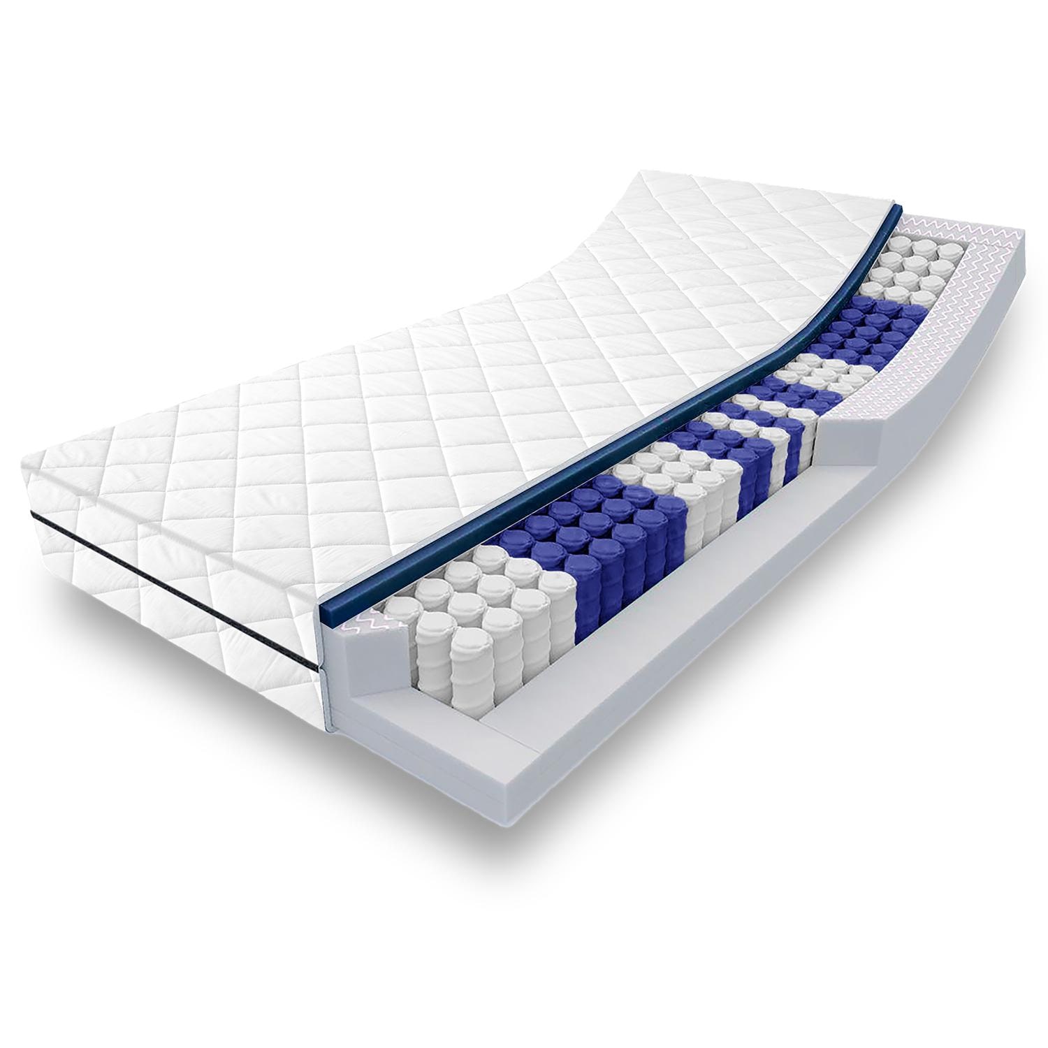 7-zone pocket spring mattress Sleezzz Superior 80 x 200 cm, height 18 cm, firmness level H3 7-zone pocket spring mattress Sleezzz Superior 80 x 200 cm, height 18 cm, firmness level H3