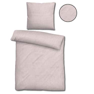 Doppelpack Sleezzz® Musselin Bettwäsche rosé 135 x 200 cm + 80 x 80 cm
