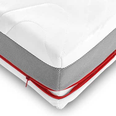 7-strefowy ergonomiczny materac sprężynowy kieszeniowy Sleezzz Premium 160 x 200 cm, wysokość 23 cm, poziom twardości H2/H3