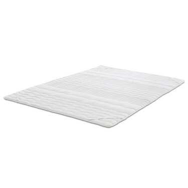 2,5-centimetrska udobna pena Sleezzz® Basic 90 x 200 cm s 7-conskim valovitim prešitjem in vogalnimi gumami