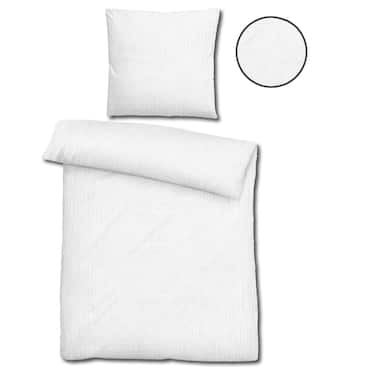 Doppelpack Sleezzz® Musselin Bettwäsche weiß 135 x 200 cm + 80 x 80 cm