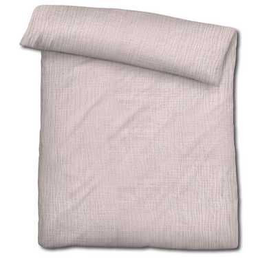 Biancheria da letto Sleezzz® in mussola rosé 135 x 200 cm + 80 x 80 cm